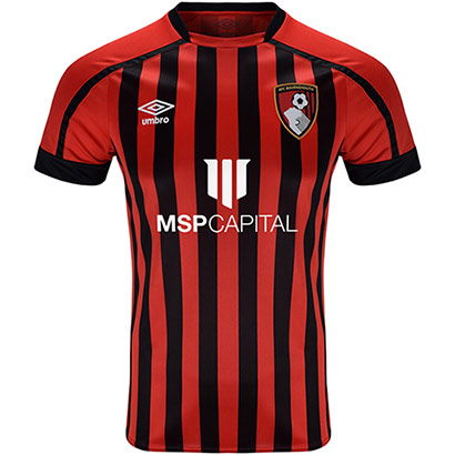 AFC Bournemouth Childrens Home Shirt 21/22 - Red / Black