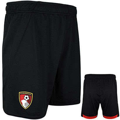 Childrens Home Shorts 23/24 - Black / Red
