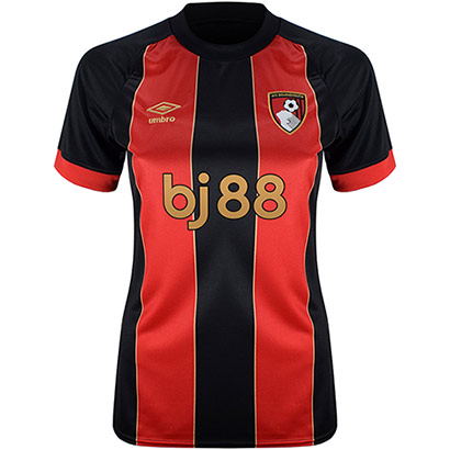 Womens Home Shirt 24/25 - Red / Black