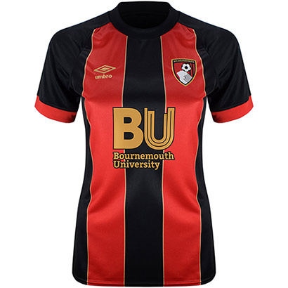 Womens Home Shirt 24/25 - Red / Black - BU