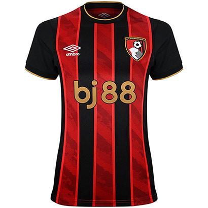 Womens Home Shirt 25/26 - Red / Black