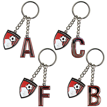 AFC Bournemouth Initial Crest Keyring