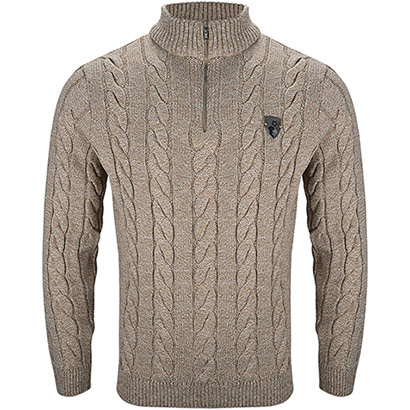 Adults Lakeside 1/4 Zip - Taupe