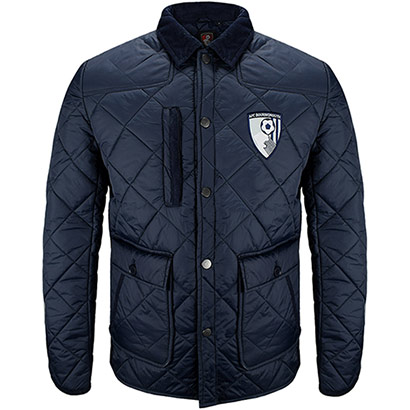 Adults Morgan Quilted Jacket - Navy