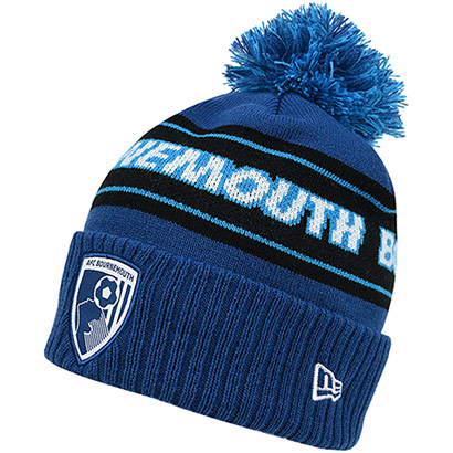 Adults AFCB X New Era Away Cuff Beanie - Blue / Black