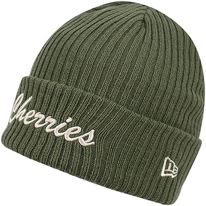 Adults AFCB X New Era Cherries Cuff Beanie - Olive