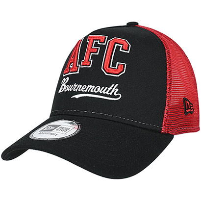 Adults AFCB X New Era Lifestyle Trucker Cap - Black