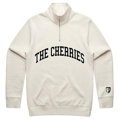 Peace Collective X AFCB Adults Collegiate Quarter Zip - Ivory