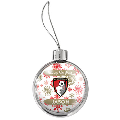 Personalised Bauble - Club Crest