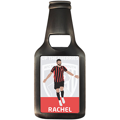 AFC Bournemouth Personalised Bottle Opener Magnet - Player