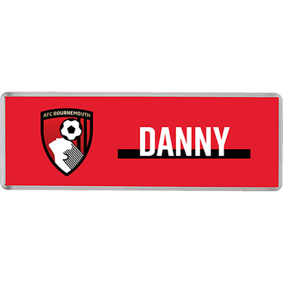 AFC Bournemouth Personalised Fridge Magnet - Red Crest