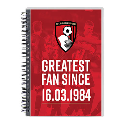 AFC Bournemouth Personalised Notebook - Greatest Fan