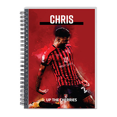 AFC Bournemouth Personalised Notebook - Philip Billing