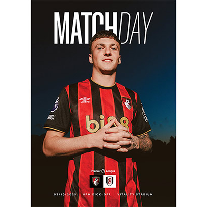 Matchday Programme v Fulham 25/26
