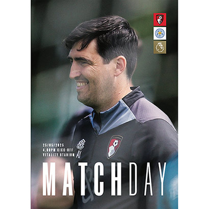 Matchday Programme v Leicester City 24/25