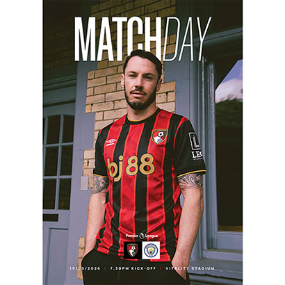 Matchday Programme v Manchester City 25/26