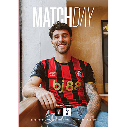 Matchday Programme v Tottenham Hotspur 25/26