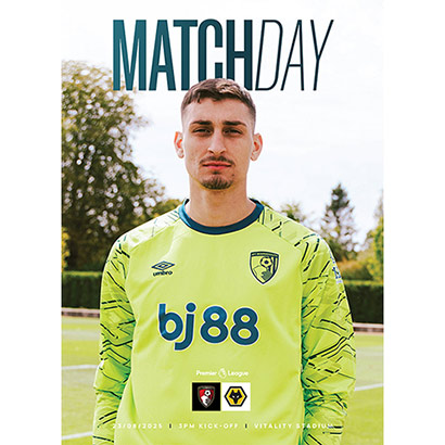 Matchday Programme v Wolverhampton Wanderers 25/26