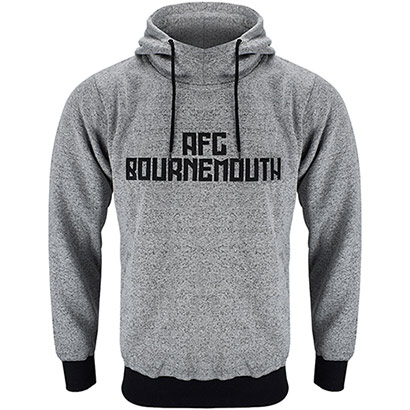 AFC Bournemouth Adults Ravine Hoodie - Grey