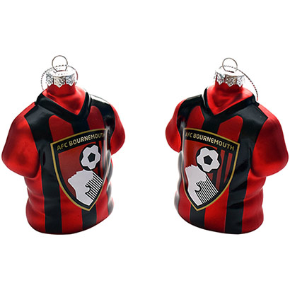 AFC Bournemouth Shirt Christmas Baubles