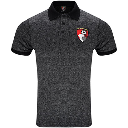 AFC Bournemouth Adults Talbot Polo Shirt - Charcoal