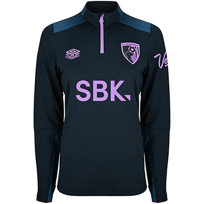 Womens 25/26 Training Quarter Zip Top - Blueberry