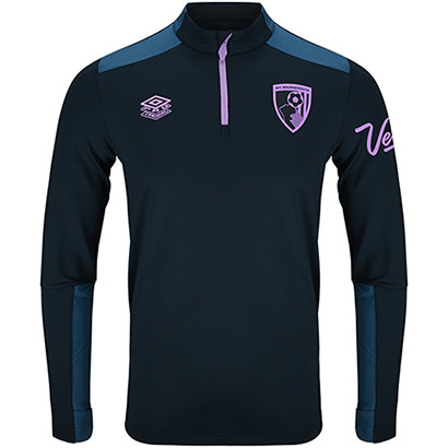Childrens 25/26 Training Quarter Zip Top - Blueberry