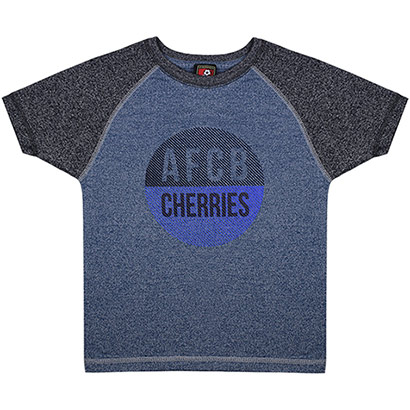 AFC Bournemouth Youths Volley T Shirt - Denim / Navy
