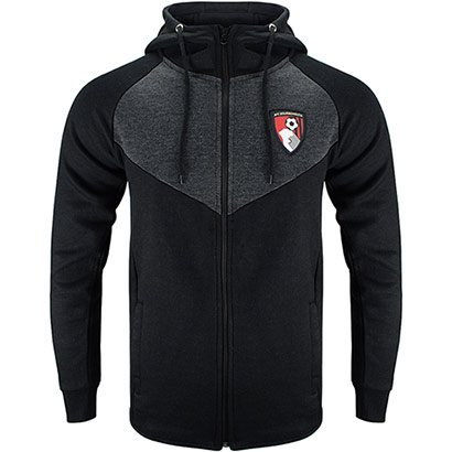 Adults Webb Full Zip Hoodie - Black